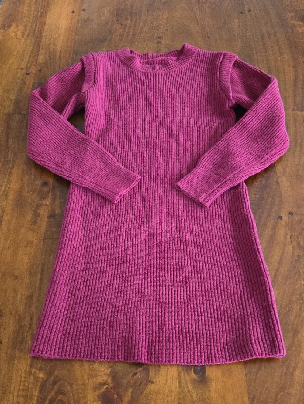 Burgundy Long Sleeve Sweater Dress Size Medium